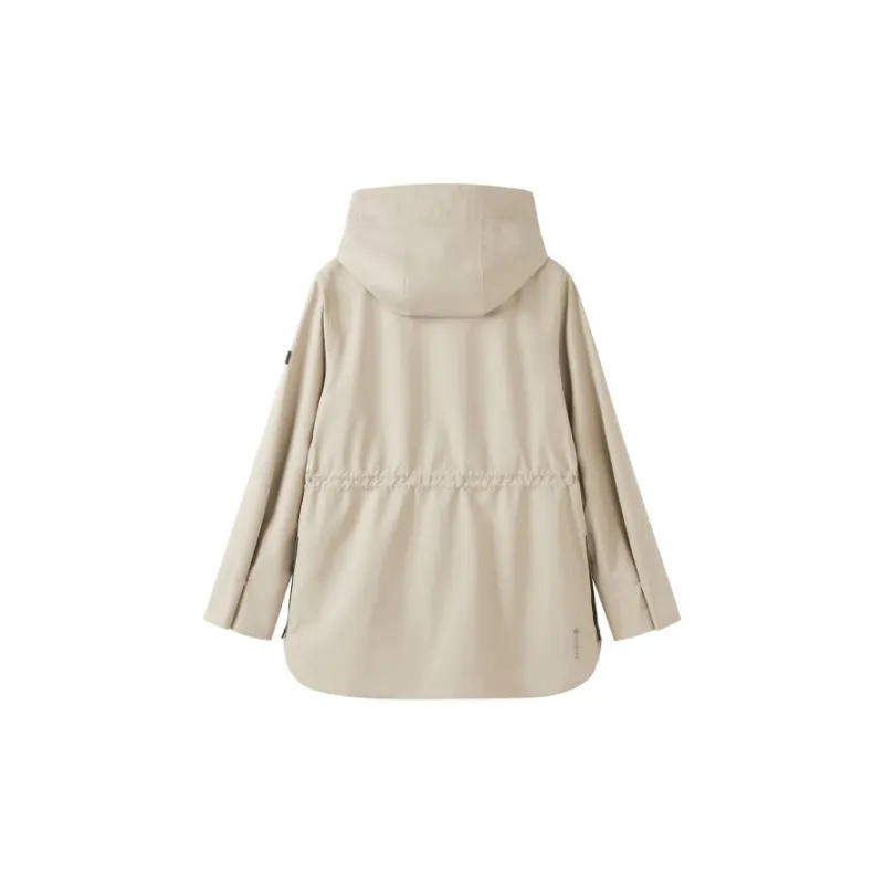 AIGLE Waterproof And Windproof Windbreaker Jacket Women's Apricot-1