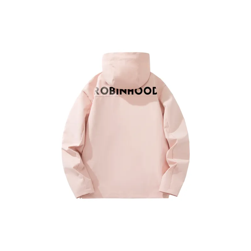 ROBINHOOD Waterproof And Windproof Windbreaker Jacket Unisex Black-9