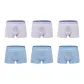 6 Pack (3 Zinc Gray+3 White Blue)