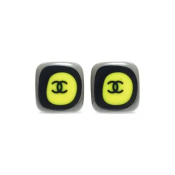 CHANEL 2003 Cc Clip-on Earrings