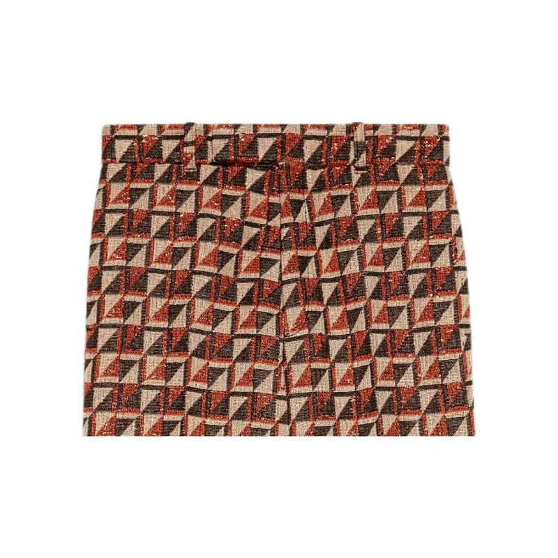 GUCCI Casual Pants Women's Brown-4