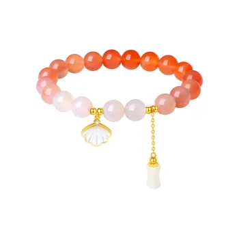 Lao Feng Xiang Agate Bracelets Women's