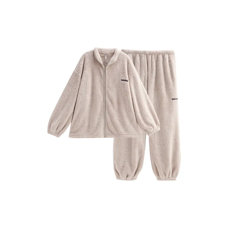 Same Language Pajama Set Men's Light Apricot-0