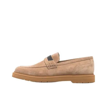 Brunello Cucinelli Embellished Almond Toe Loafers Women's