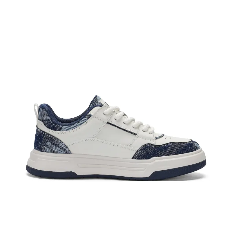 JEEP SPIRIT Skateboard Shoes Men Low Top Polar White-1
