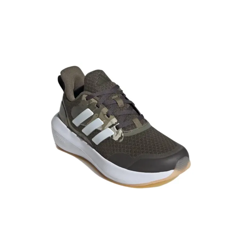 Adidas Fortarun 2.0 Breathable Cushioning Low Top Kids' Running Shoes Olive Kids'-2