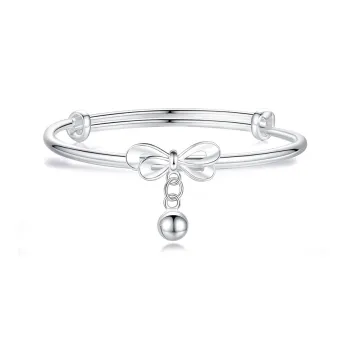 Asia Star Sterling Silver S999 Bangles Women's