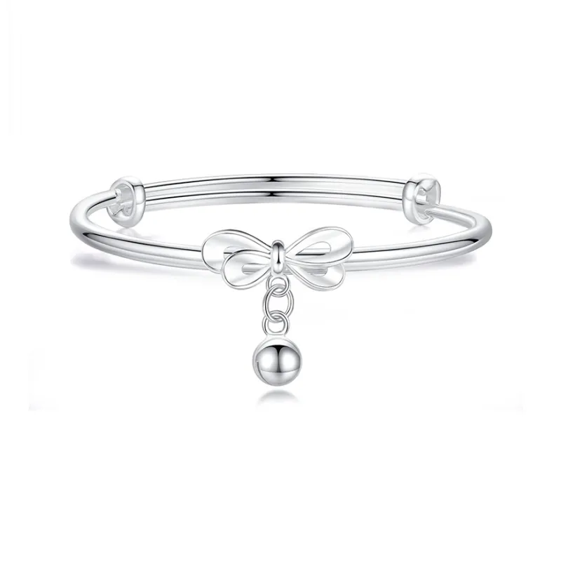 Asia Star Sterling Silver S999 Bangles Women's-0