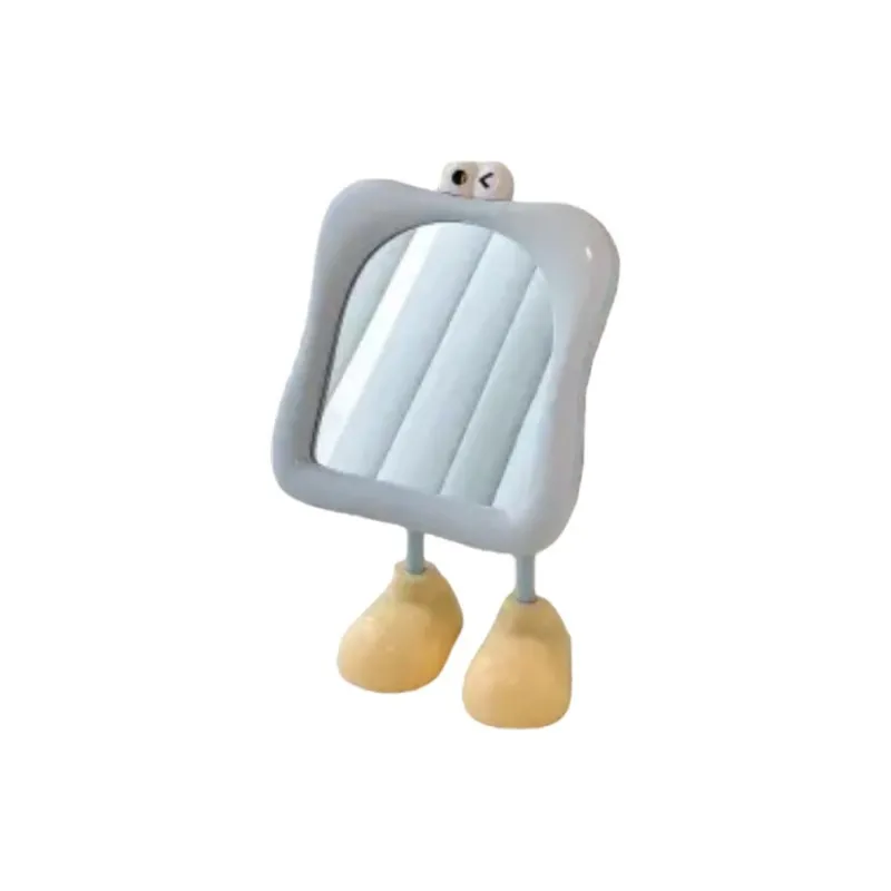 A Few More Cute Cute Cartoon Large Feet Desktop Portable Cartoon Eyes Make Up Mirrors Touch Up-12