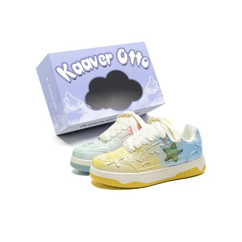 KAAVER OTTO Height Increasing Balance Wear-Resistant Low-Top Skateboard Shoes Women's