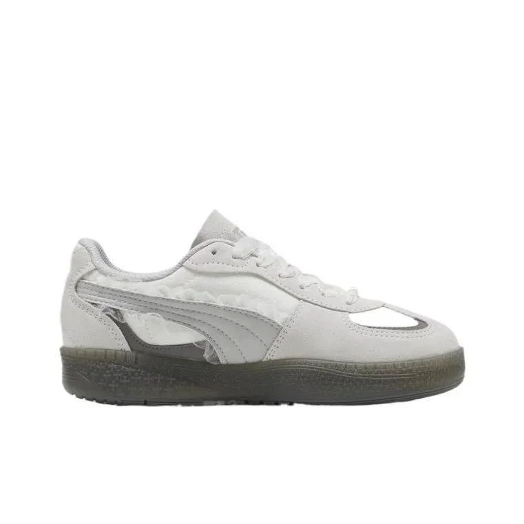 PUMA Slip-Resistant High-Top Skateboard Shoes Women's Gray-1