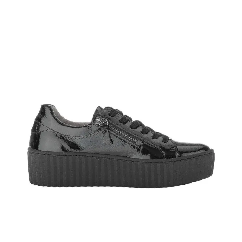 Gabor Fashion Low-Top Skateboard Shoes Women's Black-1