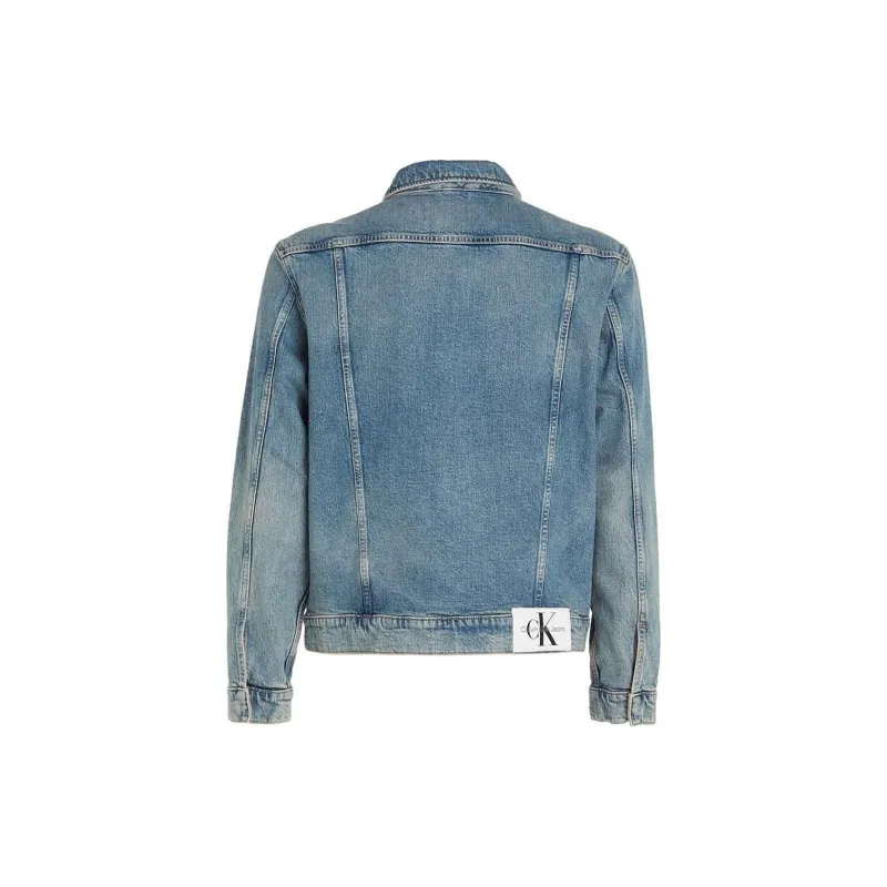 Calvin Klein Logo appliqué Denim Jacket-1