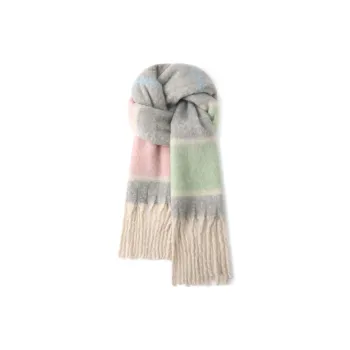 FREE RABBITⅡ Fall And Winter Advanced Versatile Brightening Warm Fringe Scarf Unisex