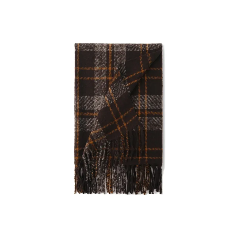 FREE RABBITⅡ Korean Style Fashion Mohair Warm Versatile Shawl Scarf Unisex-3