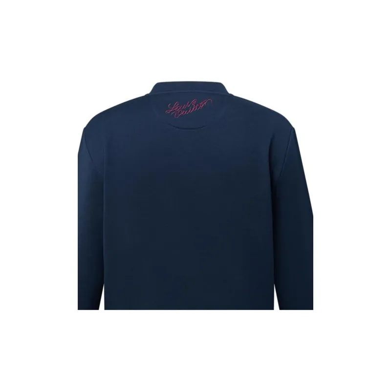 LOUIS VUITTON Embroidered Cotton Crewneck-6