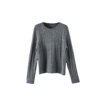 Late White Knitwear Women's Gray