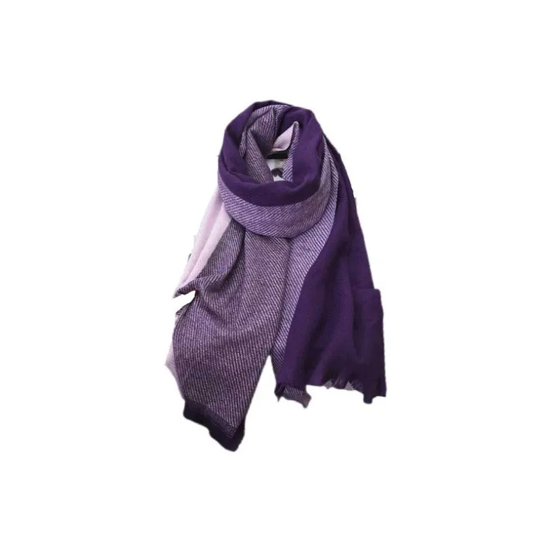 EEEENO Polyester Knit Scarves Unisex-14