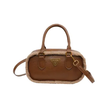 NX DOUGHNUT PU Handheld Fashion Casual Bowling Bag Crossbody Bag Handbag Regular Women's Multicolor