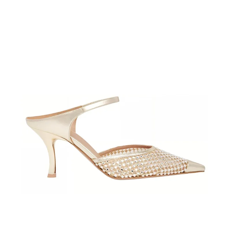 Malone Souliers Vega 70mm Crystal-embellished Mules-1