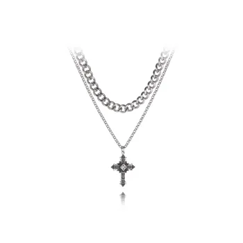 LuluCanaan Titanium Steel Necklaces Men's