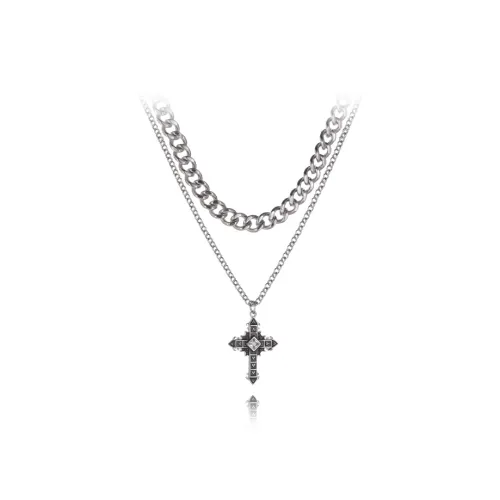 LuluCanaan Titanium Steel Necklaces Men's