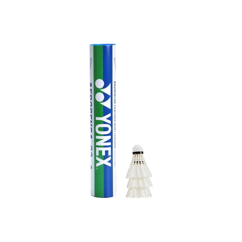 YONEX AS03 Duck Feather Shuttlecock 12 Pack Duck Feather Indoor Shuttlecocks-1
