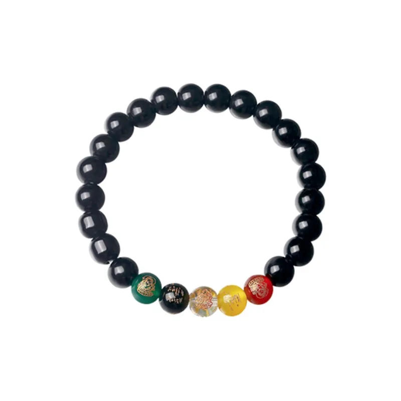 CIROCCO Obsidian Jade Bracelets Unisex-4