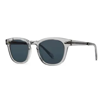Mr. Leight Acetate Round Sunglasses Unisex Gray