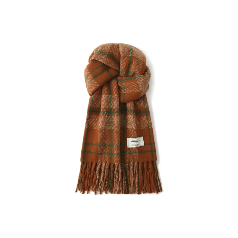 FREE RABBITⅡ Korean Style Fashion Mohair Warm Versatile Shawl Scarf Unisex-10