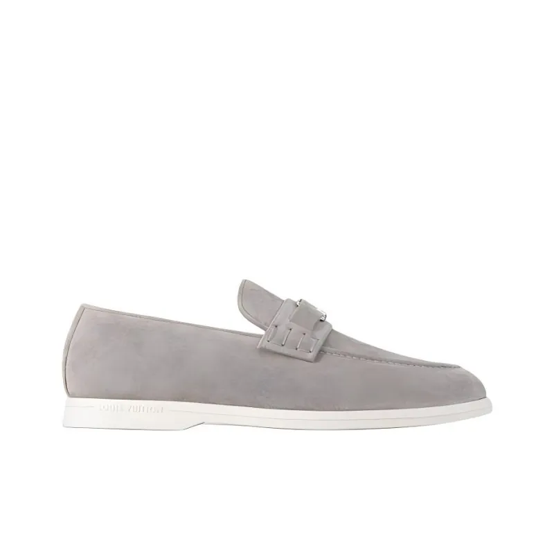 LOUIS VUITTON Estate Loafers Men's Gray-1