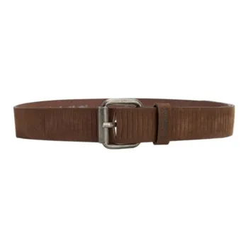 Timberland Leather Belts Men's Brown Width 3.5CM