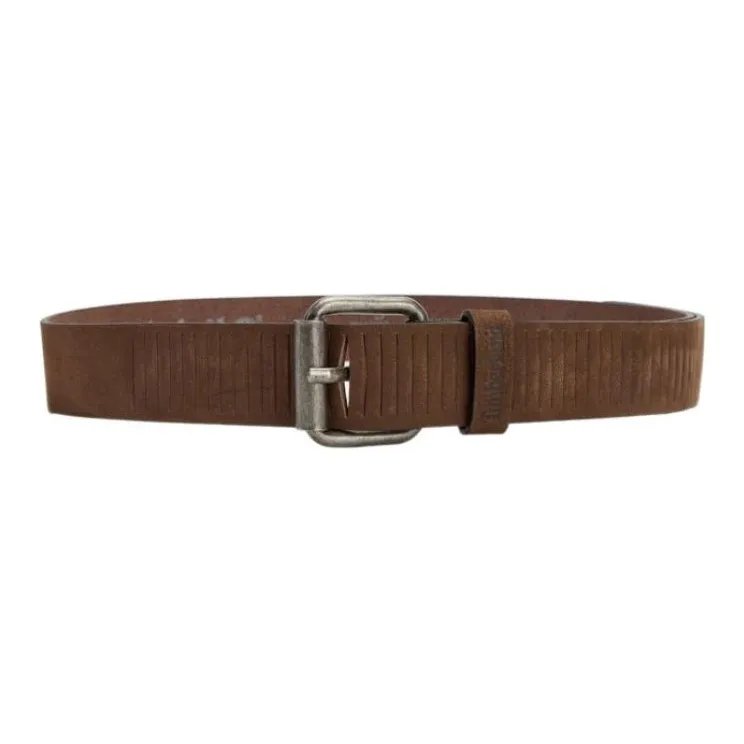Timberland Leather Belts Men's Brown Width 3.5CM-0