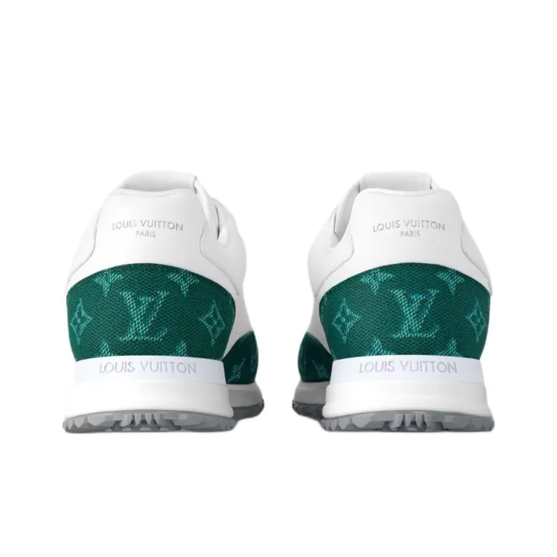 LOUIS VUITTON Run Away Low Top Casual Shoes Men's Green-4