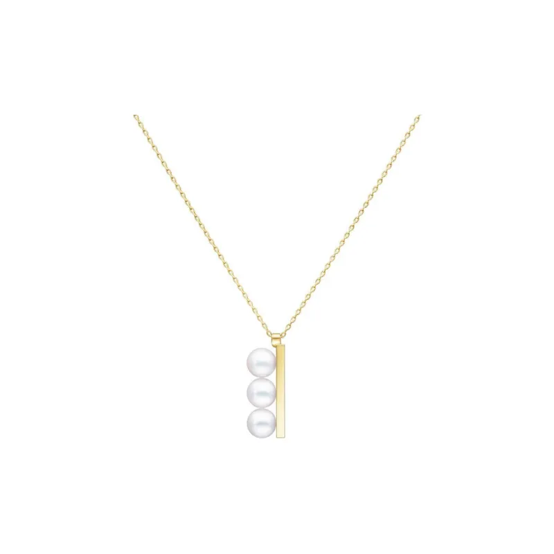 TASAKI 18kt Yellow Gold Balance Plus Neo Pearl Necklace-0