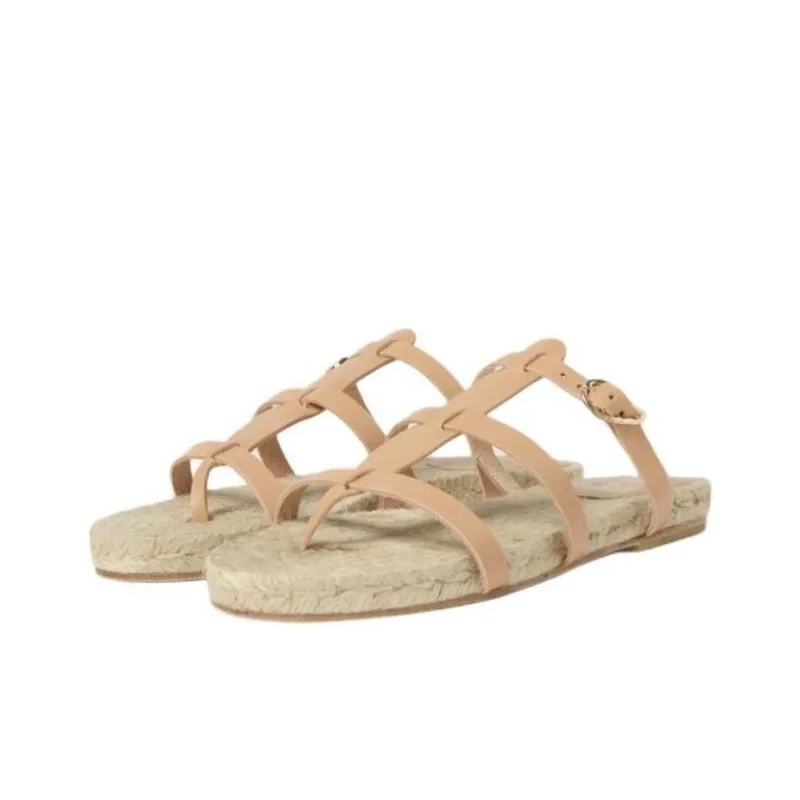 Castañer x ANCIENT GREEK SANDALS Abrasion-Resistant Strap Sandals Women's Pink-4