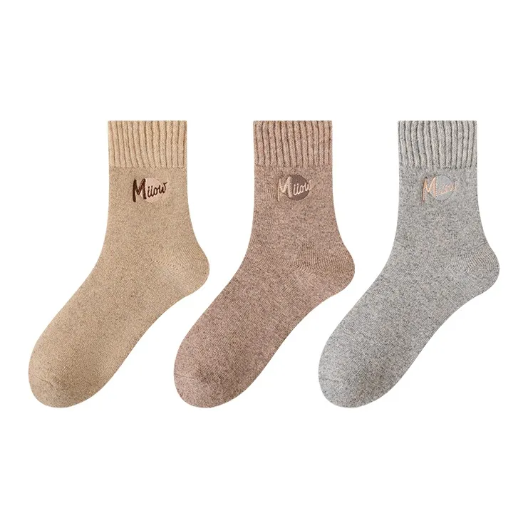 MIIOW Mid Calf Socks Unisex 3 Pack-36