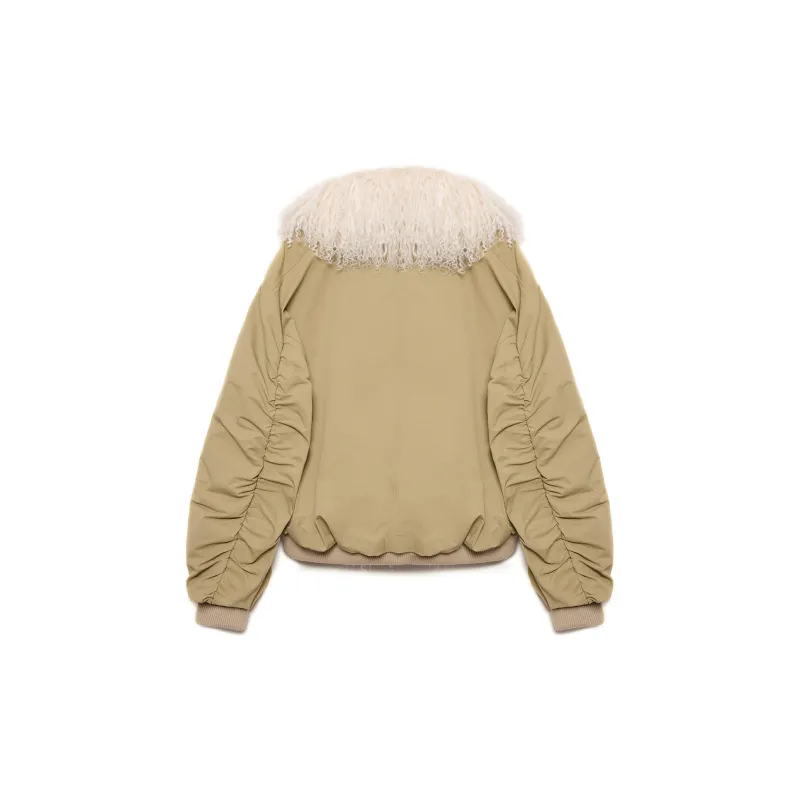 FIRELADY FUR Jackets Coats Women's Khaki-1