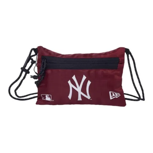 New Era Fabric Shoulder Bag Crossbody Bag Small Size Unisex Red