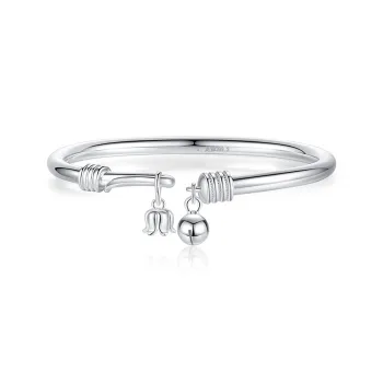 Asia Star S999 Fine Silver Bangles Women's