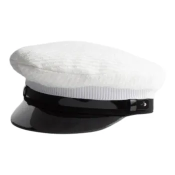 PRADA Fabric, Patent Leather Hats & Caps Men's White
