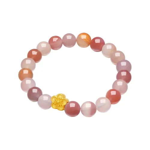 LIU GUI FU JEWELRY Agate Beaded Bracelet #Good Luck Unisex