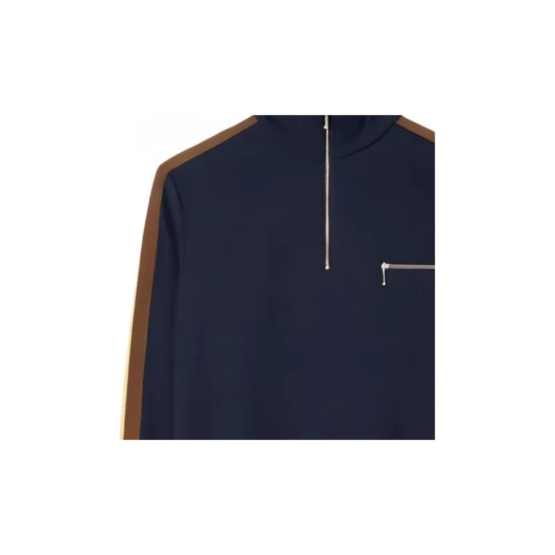 TORY BURCH Half Zipped Knitted Top-6