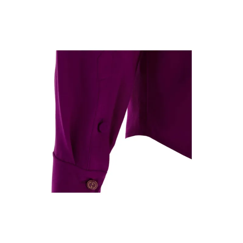 GUCCI Mock Neck Blouse-4