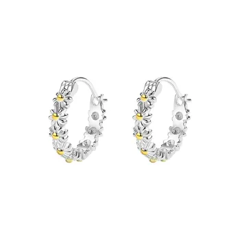 YUOFFICIAL 925 Sterling Silver Everyday Minimalist Style Individual Fashion Versatile Earrings Women's