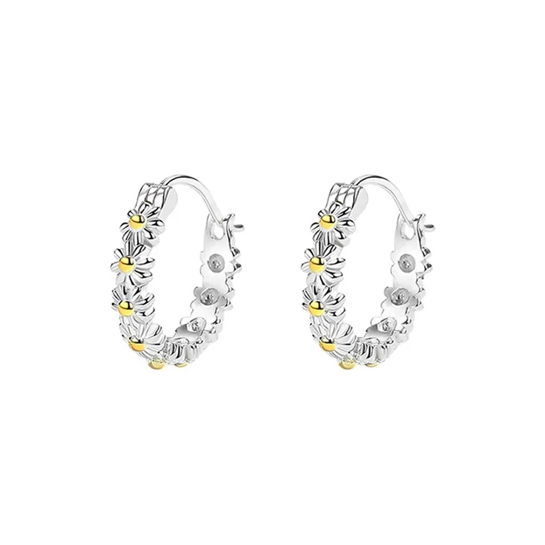 YUOFFICIAL 925 Sterling Silver Everyday Minimalist Style Individual Fashion Versatile Earrings Women's-0
