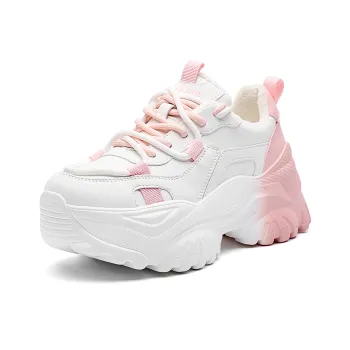 NRDROFFICIAL Chunky Sneakers Women's Low Top Blue