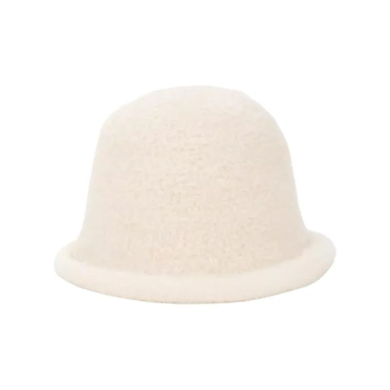 Hotwind Polyester Spandex Polyamide Bucket Hats Women's Beige-0