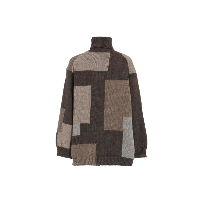 Yohji Yamamoto POUR HOMME FW24 Sweater Men's Brown-1