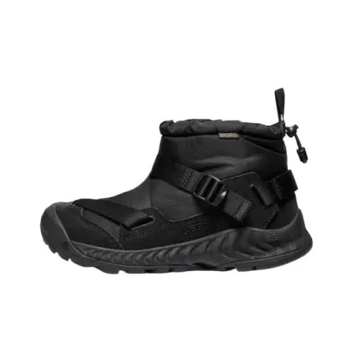KEEN Warm And Wear Resistant Short Snow Boots Women's Black
